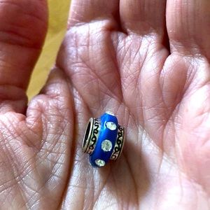 Brighton Blue Dazzle Spacer Charm